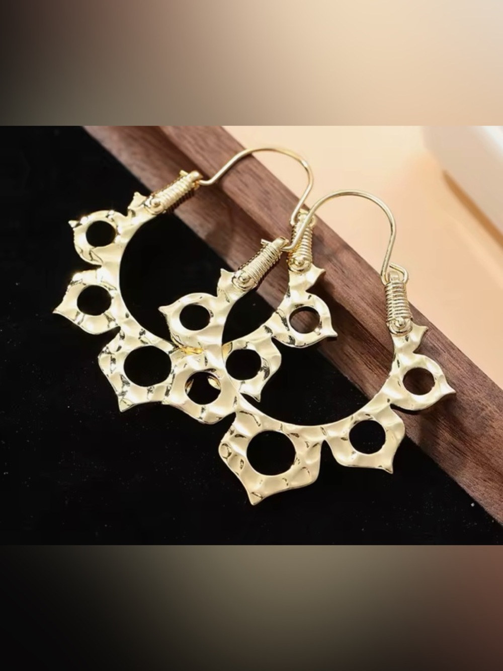 New Gold Boho Hoops